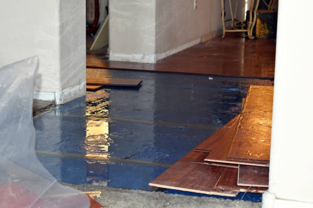 Professional Water Damage Restoration technician working in Milton, NY